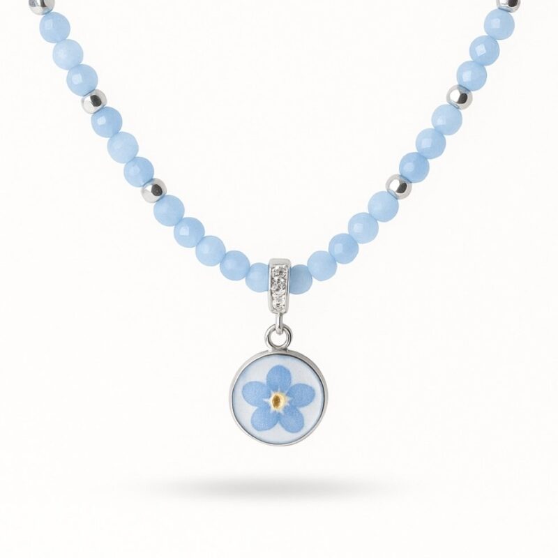 AKWAMARYN Z NIEZAPOMINAJKĄ