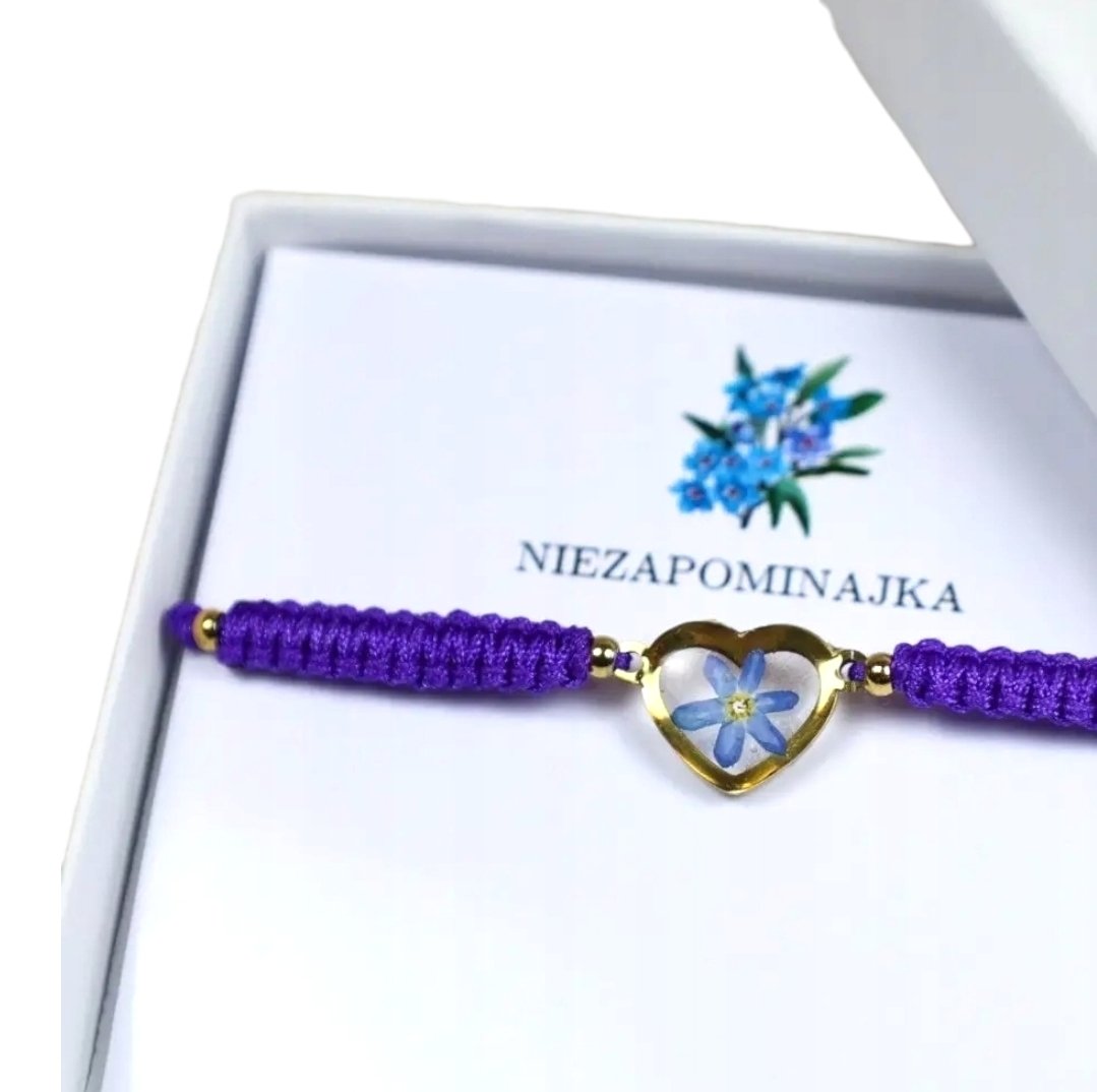 PLECIONA BRANSOLETKA NIEZAPOMINAJKA