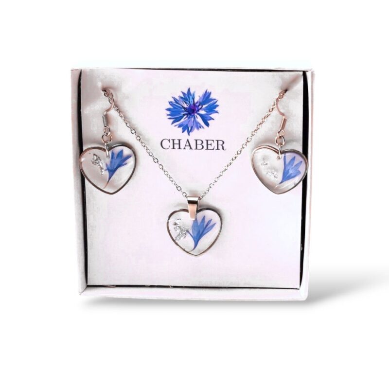 zestaw serc z chabrem