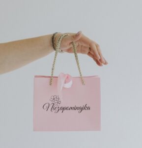 TORBA PREZENTOWA NIEZAPOMINAJKA