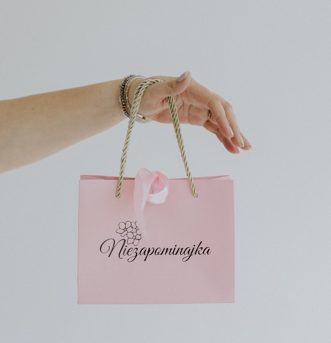 TORBA PREZENTOWA NIEZAPOMINAJKA