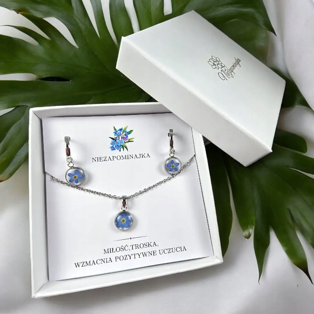 KRYSTALICZNY ZESTAW NIEZAPOMINAJKA