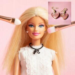 KOLCZYKI BARBIE