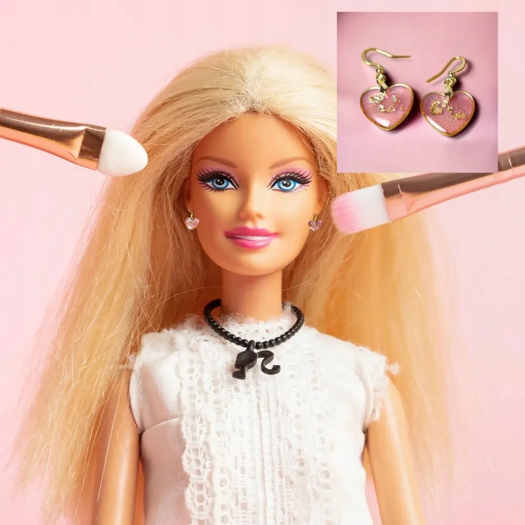 KOLCZYKI BARBIE
