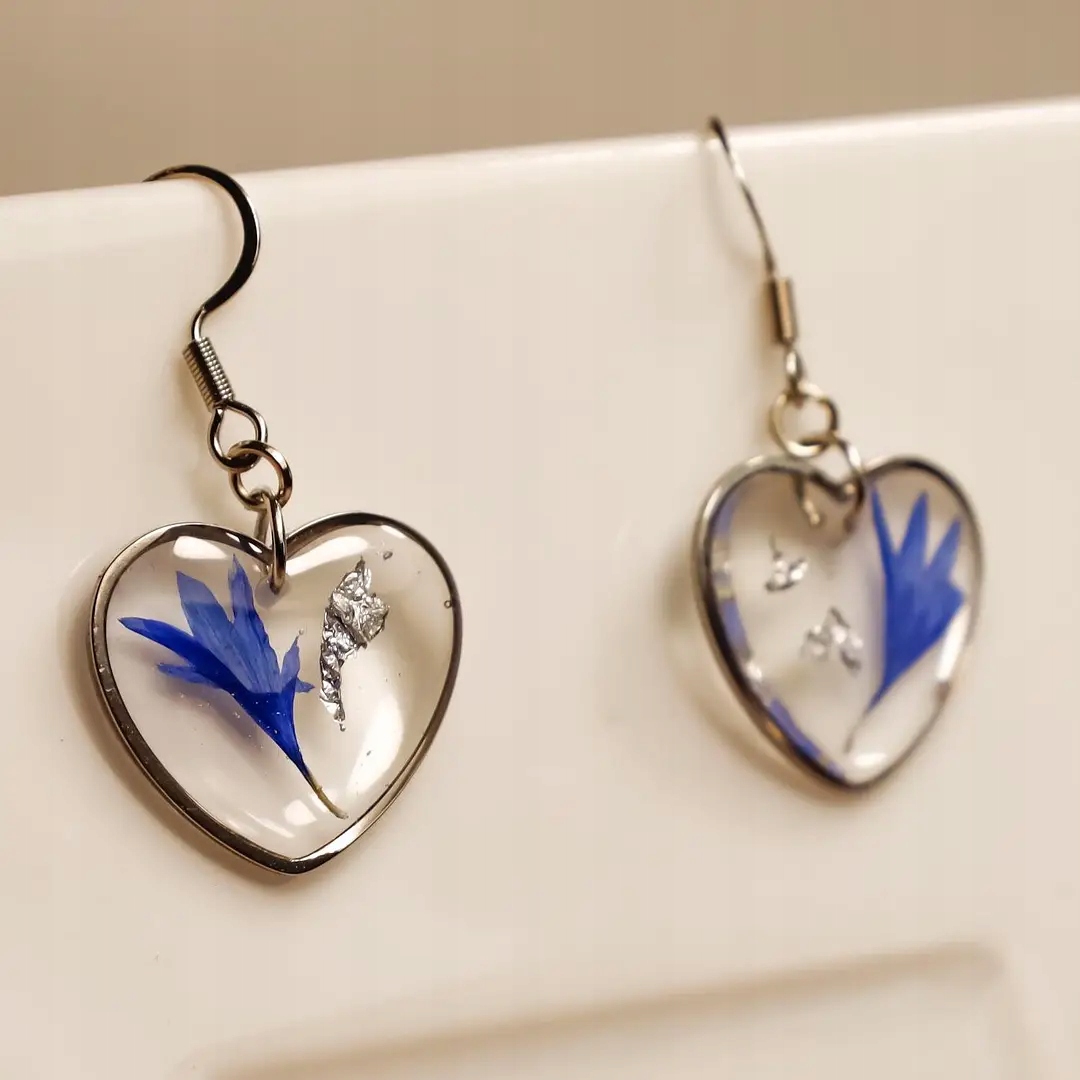 zestaw serc z chabrem