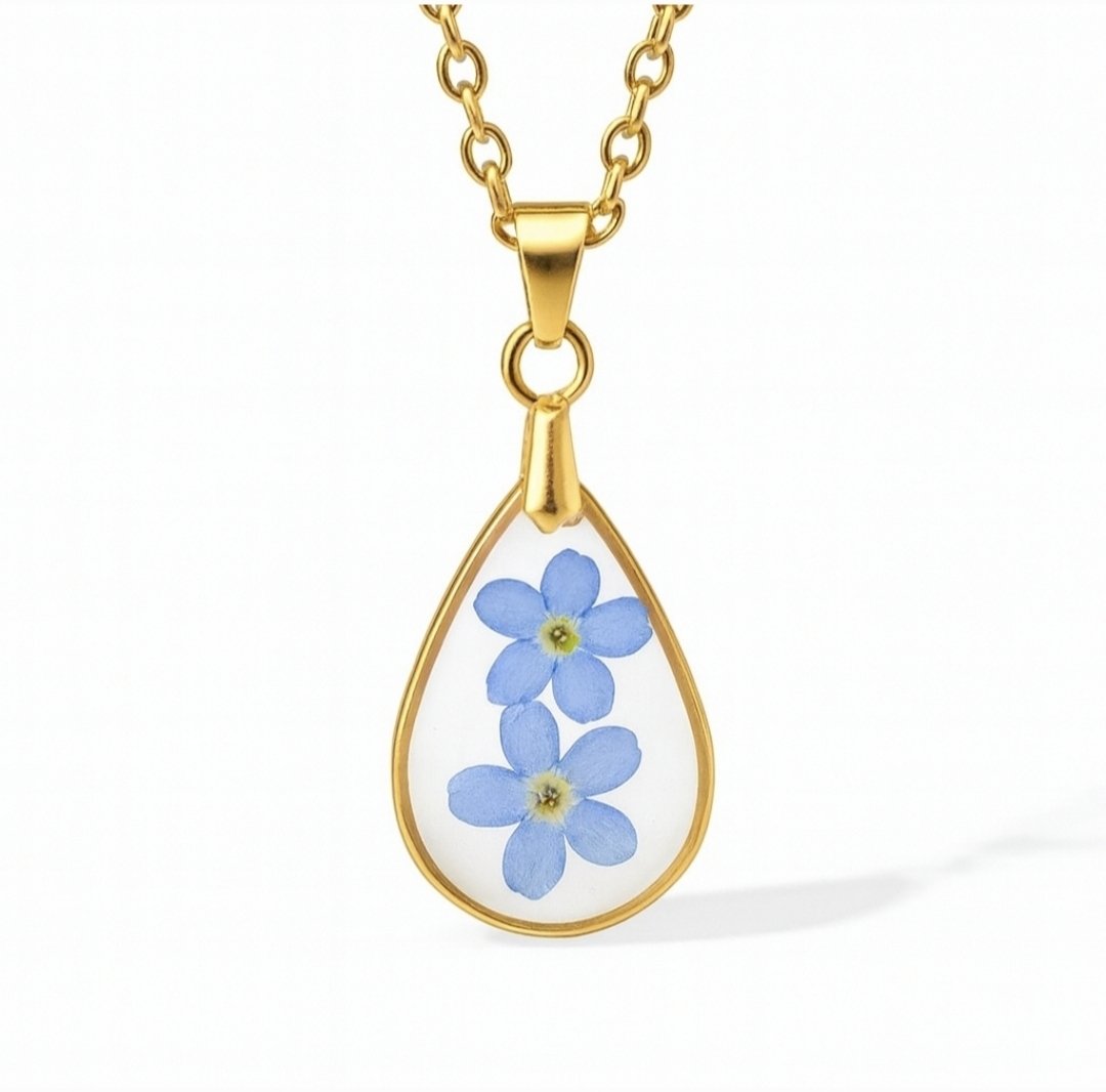 NASZYJNIK NIEZAPOMINAJKA ŁEZKA