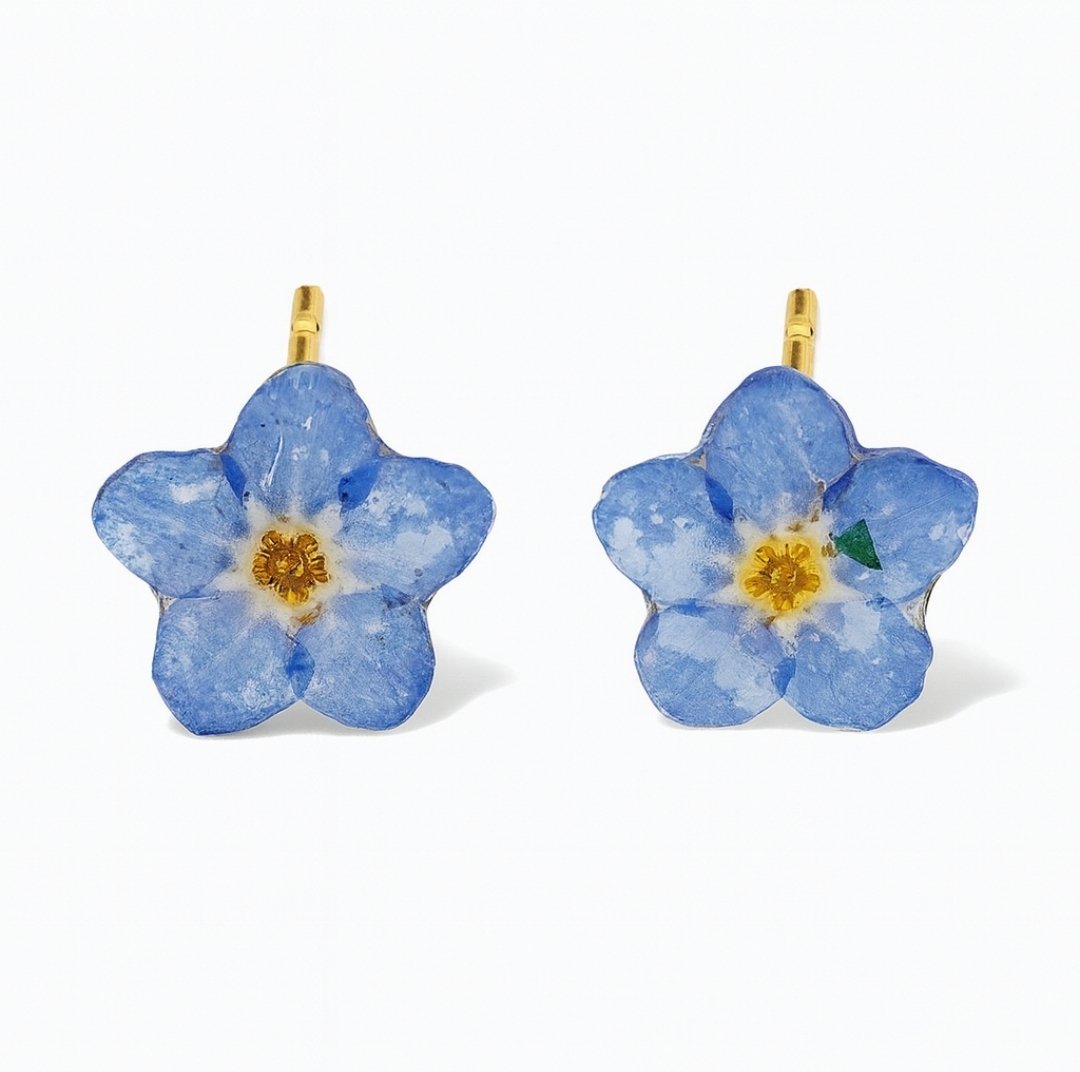 KOLCZYKI SZTYFTY NIEZAPOMINAJKI