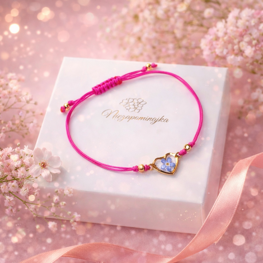 BRANSOLETKA MALINOWA