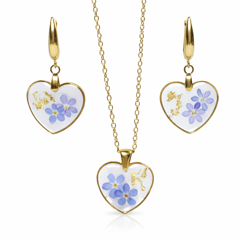 ZESTAW SERCE  NIEZAPOMINAJKI