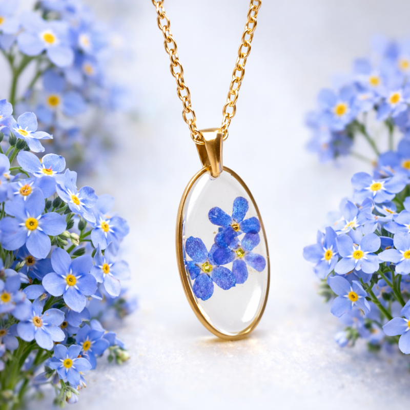 NASZYJNIK ELIPSA NIEZAPOMINAJKA