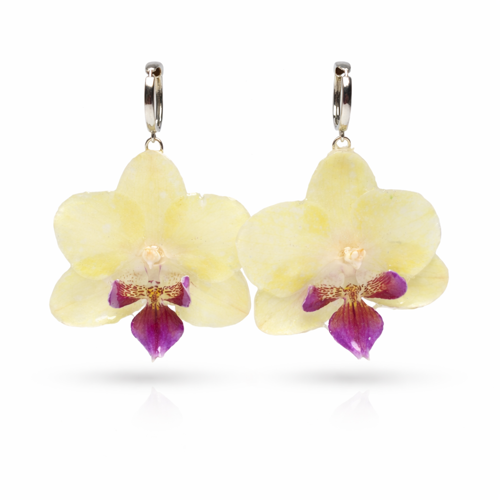 KOLCZYKI STORCZYKI ŻÓŁTE