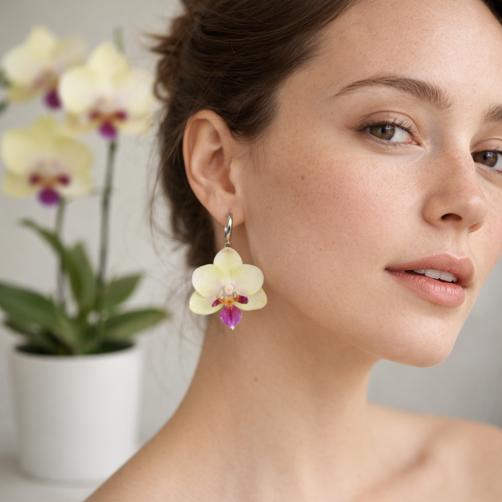 KOLCZYKI STORCZYKI ŻÓŁTE