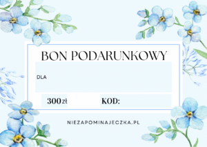 BON PODARUNKOWY 300zł FIZYCZNY